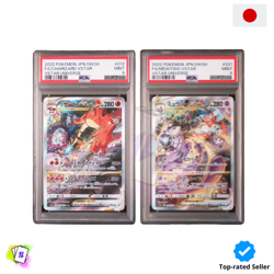 Charizard s12a 212 & Mewtwo s12a 221 PSA 9 Pokemon VSTAR Universe Japanese SAR - Image 1