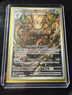Pokemon Shiftry Full Art Holo Illustration Rare 163/162 SV05 English 150HP - Image 1