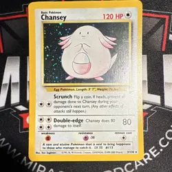 The Pokemon Company Chansey 003/130 Base Set 2 Holo Rare EN 120HP TCG - Image 1