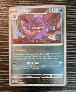 Pokemon- Gengar 050/088- Rare Reverse Holo Card- Perfect Order - Image 1