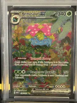 2023 Pokemon TCG 151 Venusaur ex Special Illustration Rare SIR 198 - PSA 10 - Image 3