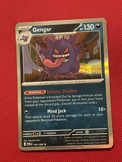 Pokemon Gengar 050/088 Me03: Perfect Order rare Holo card Mint Condition - Image 1