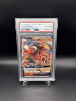 Pokemon Charizard GX Burning Shadows Holo Ultra Rare #20 PSA 10 Gem Mint - Image 1