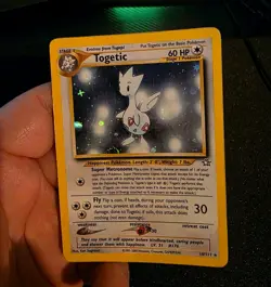 Togetic Holo Pokemon 16/111 Stage 1 1995/2000 Half Swirl and Cross - Image 1