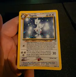 Togetic Holo Pokemon 16/111 Stage 1 1995/2000 Half Swirl and Cross - Image 3