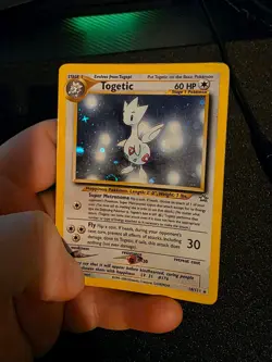 Togetic Holo Pokemon 16/111 Stage 1 1995/2000 Half Swirl and Cross - Image 5