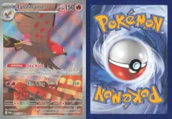 TALONFLAME 091/088 HOLO ILLUSTRATION RARE PERFECT ORDER POKEMON NEAR MINT - Image 3
