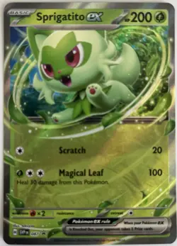 Sprigatito ex 087 Holo P Scarlet & Violet Promo Pokemon Holo NM/M - Image 1