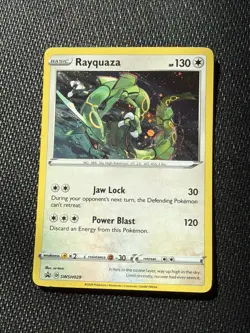 Pokemon TCG Rayquaza Promo Holo Promo SWSH029 LP+ - Image 1