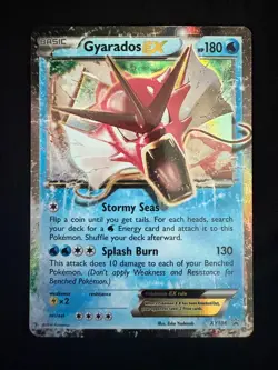 Pokemon TCG Gyarados EX XY106 Black Star Promo Holo HP 180 LP - Image 1