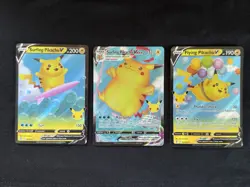 Pokemon Pikachu Card Lot Celebrations (3 cards) - Image 1