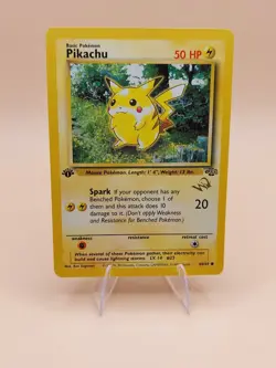 Pikachu 1st Ed. Jungle Duelist Promo (W Stamped) No. 60 Pokemon Card - WOTC 1999 - Image 1