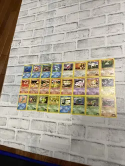 Pokemon Gym Heroes Pokemon Lot of 24 Cards Vintage Vtg Card - NO DUPES - LP TCG - Image 1