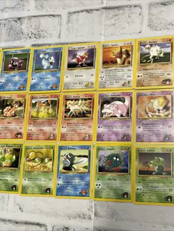 Pokemon Gym Heroes Pokemon Lot of 24 Cards Vintage Vtg Card - NO DUPES - LP TCG - Image 4