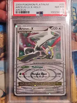 Pokemon Card - Arceus LV. X 95/99 - Arceus - Holo - PSA 8 NM-MT NEW CERT Low POP - Image 1