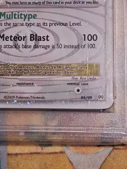 Pokemon Card - Arceus LV. X 95/99 - Arceus - Holo - PSA 8 NM-MT NEW CERT Low POP - Image 3