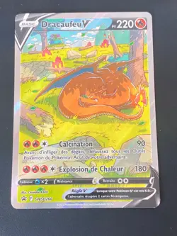 CARTE POKEMON DRACAUFEU V SWSH260 FR ULTRA RARE EB PROMO - NEUF - Image 1