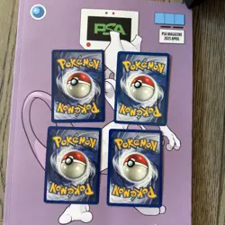 Vintage pokemon base set commons charmander growlithe ponyta vulpix - Image 2