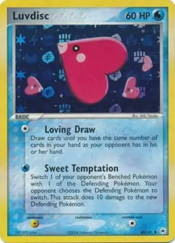 Luvdisc - 40/101 - Uncommon - Reverse Holo LP, English Pokemon EX Hidden Legends - Image 1