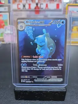 Pokemon TCG Blastoise ex 200/165 Ultra Rare Holo Scarlet Violet 151 SIR - Image 1