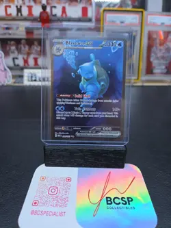 Pokemon TCG Blastoise ex 200/165 Ultra Rare Holo Scarlet Violet 151 SIR - Image 3