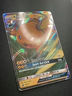 Pokemon TCG Raichu GX SM213 (NM) - Image 2