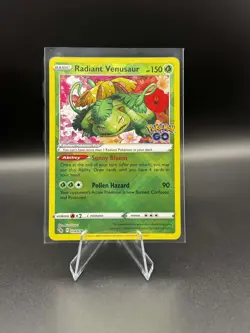 Radiant Venusaur Radiant Rare Pokemon GO 004/078 NM - Image 1
