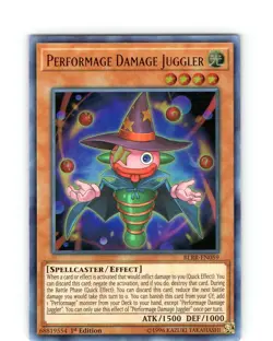 Yu-Gi-Oh TCG Performage Damage Juggler BLRR-EN059 1st Edition Ultra Rare NM - Image 1