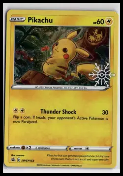 Pikachu SWSH: Sword & Shield Promo Cards #SWSH153 Lightly played - Image 1