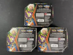 Pokemon Cards x3 Shining Fates Factory Sealed Tins Eldegross Cramorant Boltund V - Image 2