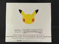 Pokemon Card Factory Sealed ETB Celebrations 25th Anniversary SWSH Ultra Rare - Image 1