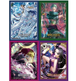 One Piece Aokiji Zoro Rosinante Hancock Sleeve TCG Official Card Vol.11 Set of 4 - Image 1