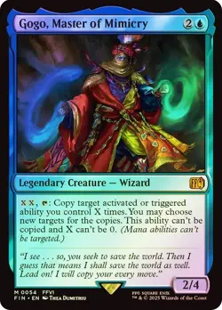 Gogo, Master of Mimicry Foil Final Fantasy MTG NM - Image 1