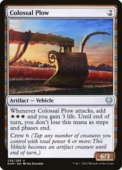 1x Colossal Plow NM Eng MTG - Kaldheim - Image 1