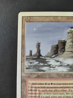 1x Plateau - Magic The Gathering - Revised Edition-Played - Image 2