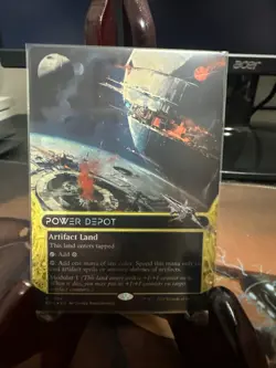 POWER DEPOT GALAXY FOIL [Borderless] - EOE Edge of Eternities MTG #0124 - Image 1