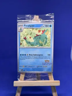 Pokemon Illustration Contest 2024 Promo SEALED Feraligatr Pikachu & Toxtricity - Image 1