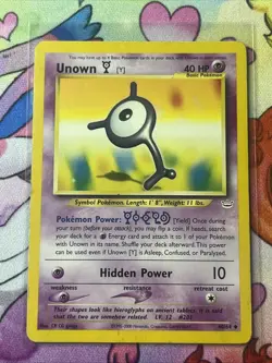 Unown [Y] (#40/64) -- Neo Revelation HP Pokemon - Image 1