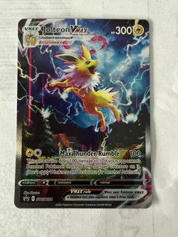 2021 Pokemon Black Star Promo Full Art #SWSH184 Jolteon VMAX UK SELLER - Image 1