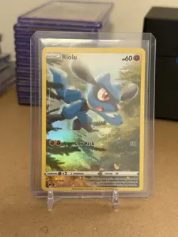 Riolu GG26/GG70 Near Mint Crown Zenith Galarian Gallery Pokemon 2023 - Image 1