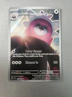 Pokemon Bewear 079/064 Sv: Shrouded Fable Holo Illustration Rare 130 NM - Image 1