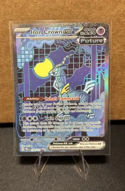 Pokemon TCG Iron Crown EX Prismatic Evolutions Sir 158/131 NM - Image 1