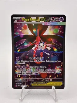 Mega Floette ex 117/086 ME04 Chaos Rising Special Illustration Rare Holo Pokemon - Image 1
