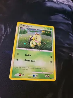Pokemon Turtwig DP01 Black Star Diamond & Pearl Promo MP Condition - Image 2