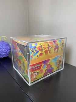 Pokemon Scarlet & Violet 151 Mini Tin Display - Factory Sealed w/ Acrylic Case - Image 1