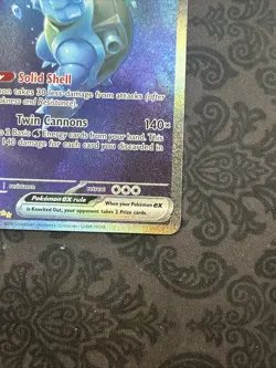 Pokemon Scarlet & Violet 151 TCG Blastoise EX 200/165 SIR Special Illustration - Image 2