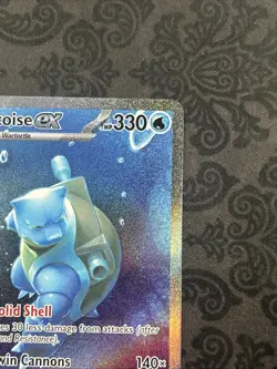 Pokemon Scarlet & Violet 151 TCG Blastoise EX 200/165 SIR Special Illustration - Image 3