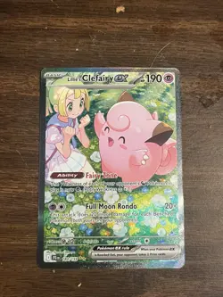 Lillie’s Clefairy ex 184/159 IR Journey Together Pokemon TCG English Near Mint - Image 1