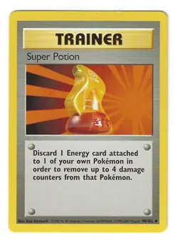Super Potion 90/102 - Base Set - 4th print - Pokemon TCG - WoTC - 1999-2000 - MP - Image 1