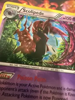 Scolipede 74/149 Holo Rare Pokemon Boundaries Crossed - Pokemon TCG - Image 3